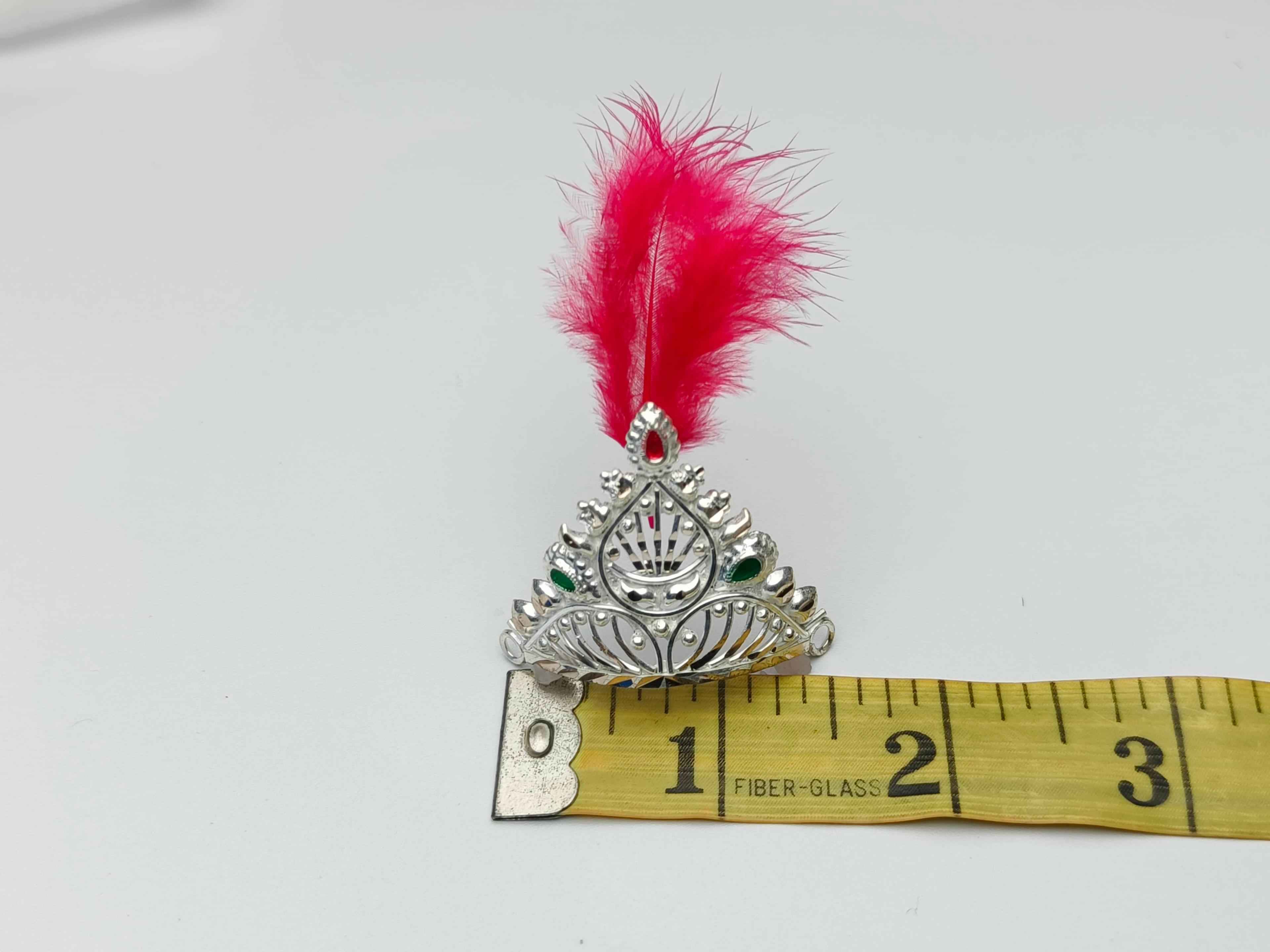 Silver Fancy Mukut view 3
