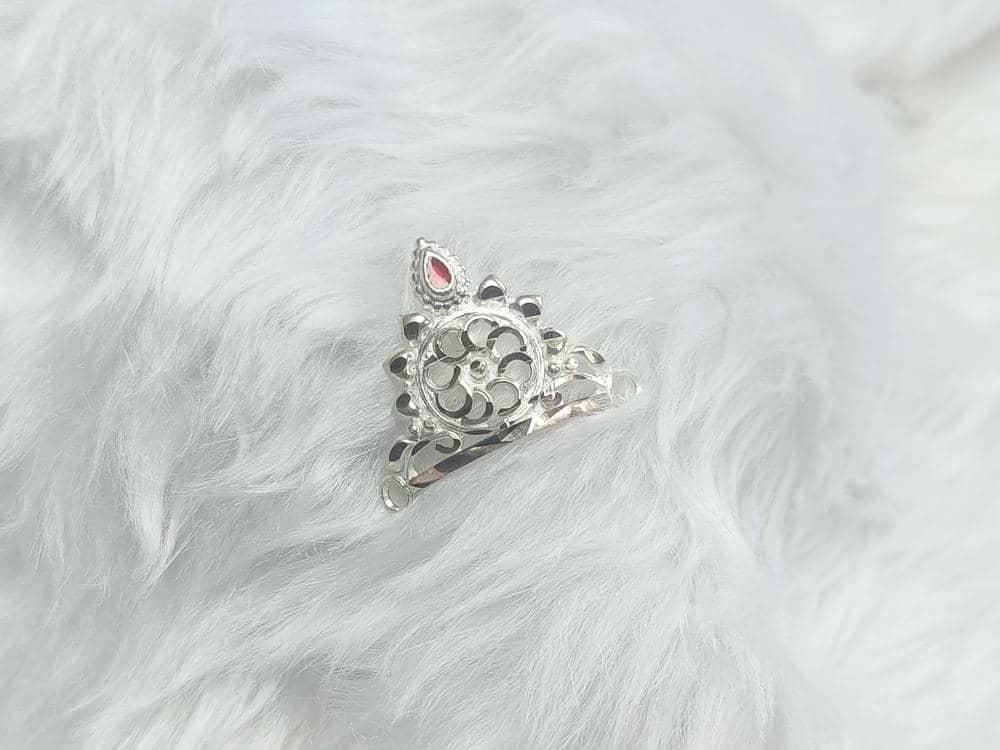 Silver Fancy Mukut view 7