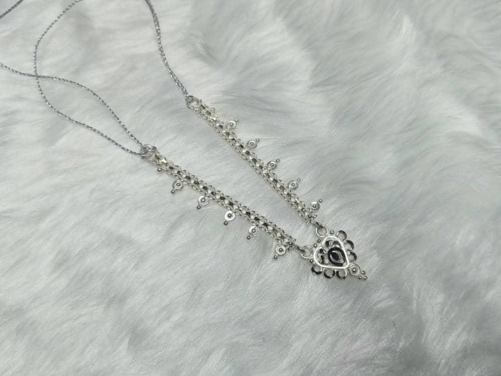 Mrinmayee Necklace for God/Idol/Deity size 6inch above view 2