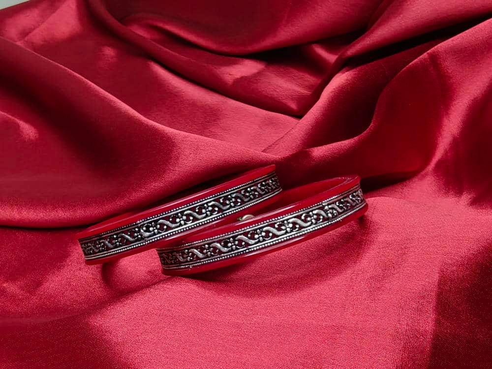 Kiran Red Pola Bracelet 2.5 view 4