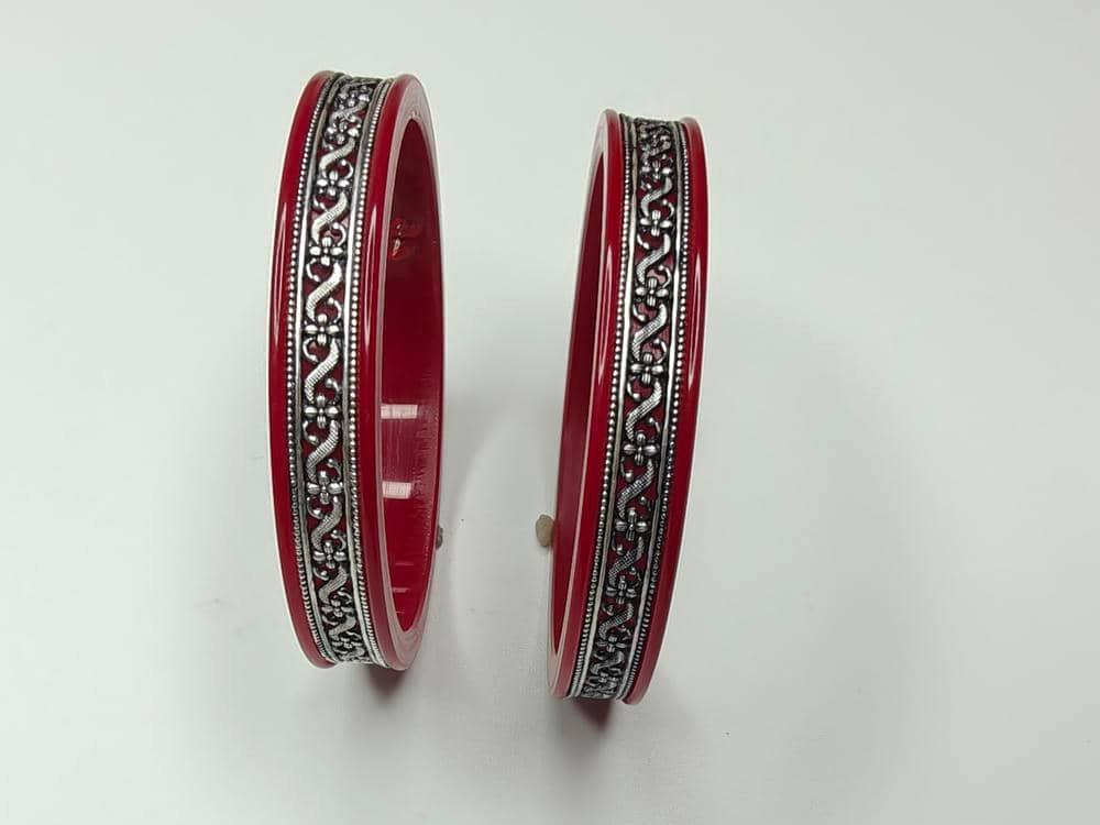 Kiran Red Pola Bracelet 2.5 view 3