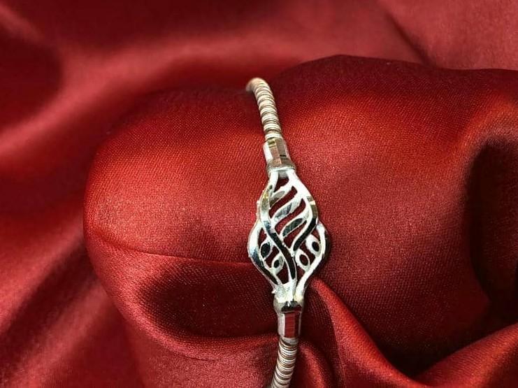 Madhumanti Twisted Loha / Noa / Silver Copper (tama) Metal Bangle / লোহা / নোয়া  view 4