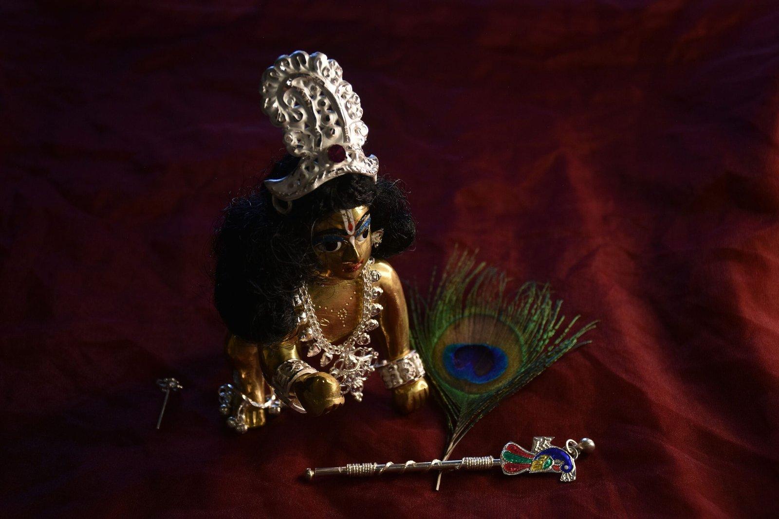 Gahenaz Silver 3inch Mukut / Crown for 5-6size Dev / Devi / God / Idols view 2