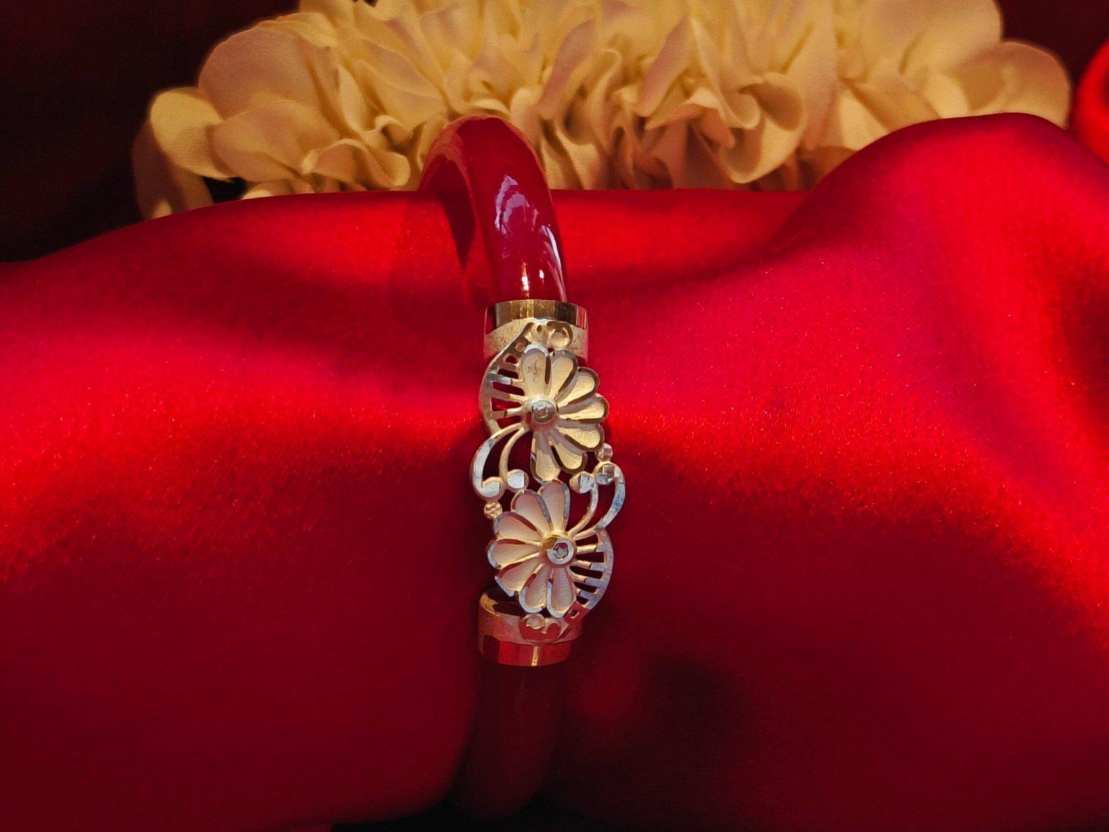 Gahenaz Silver Bracelet Pola Mohini Size 2.5 view 2