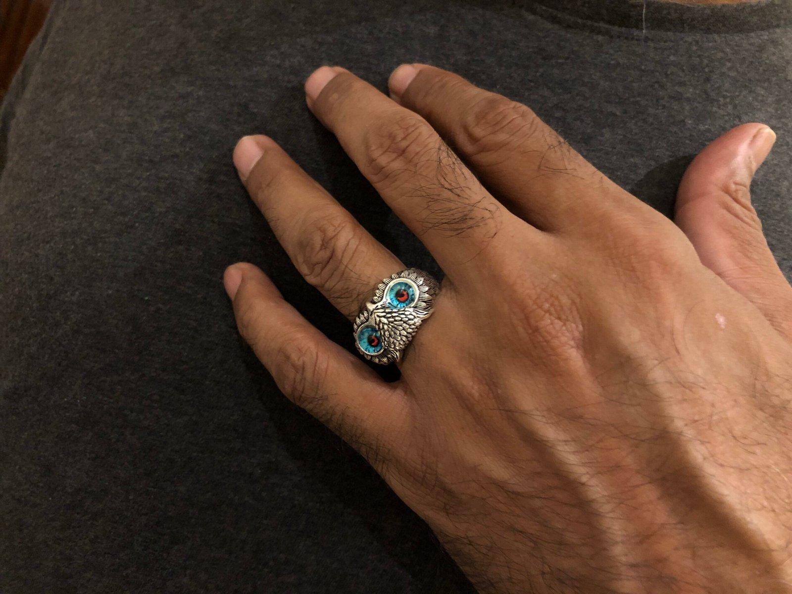 Owl Finger Ring