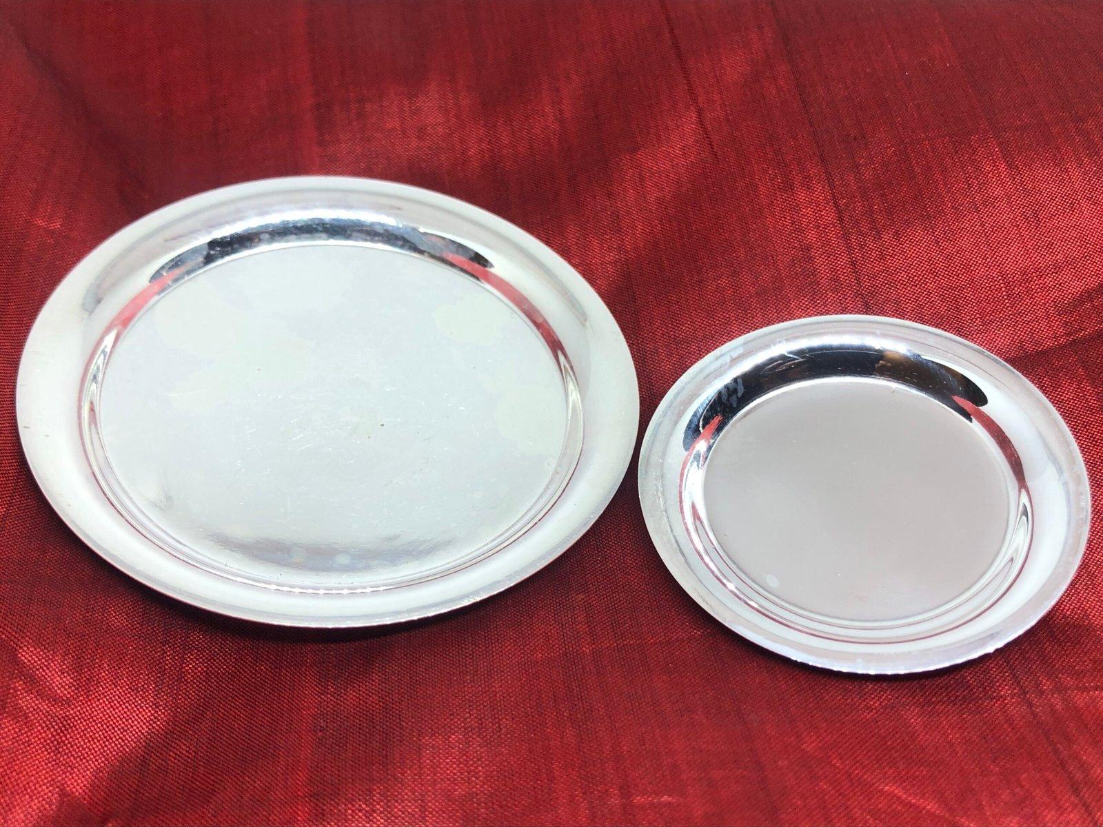 Plate/Thali/ Thala for Puja Bhog Idol