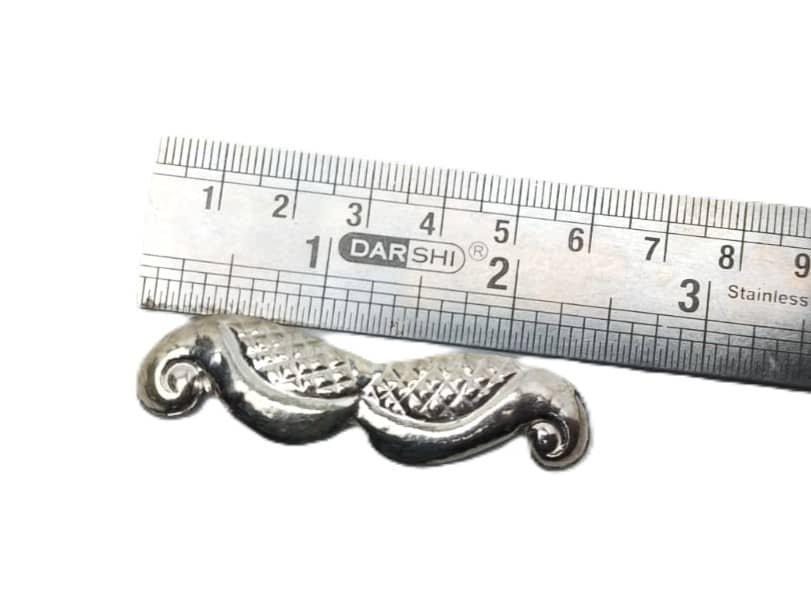 Silver moustache / மீசை / গোঁফ / मूंछ / ಮೀಸೆ  for Siva view 3
