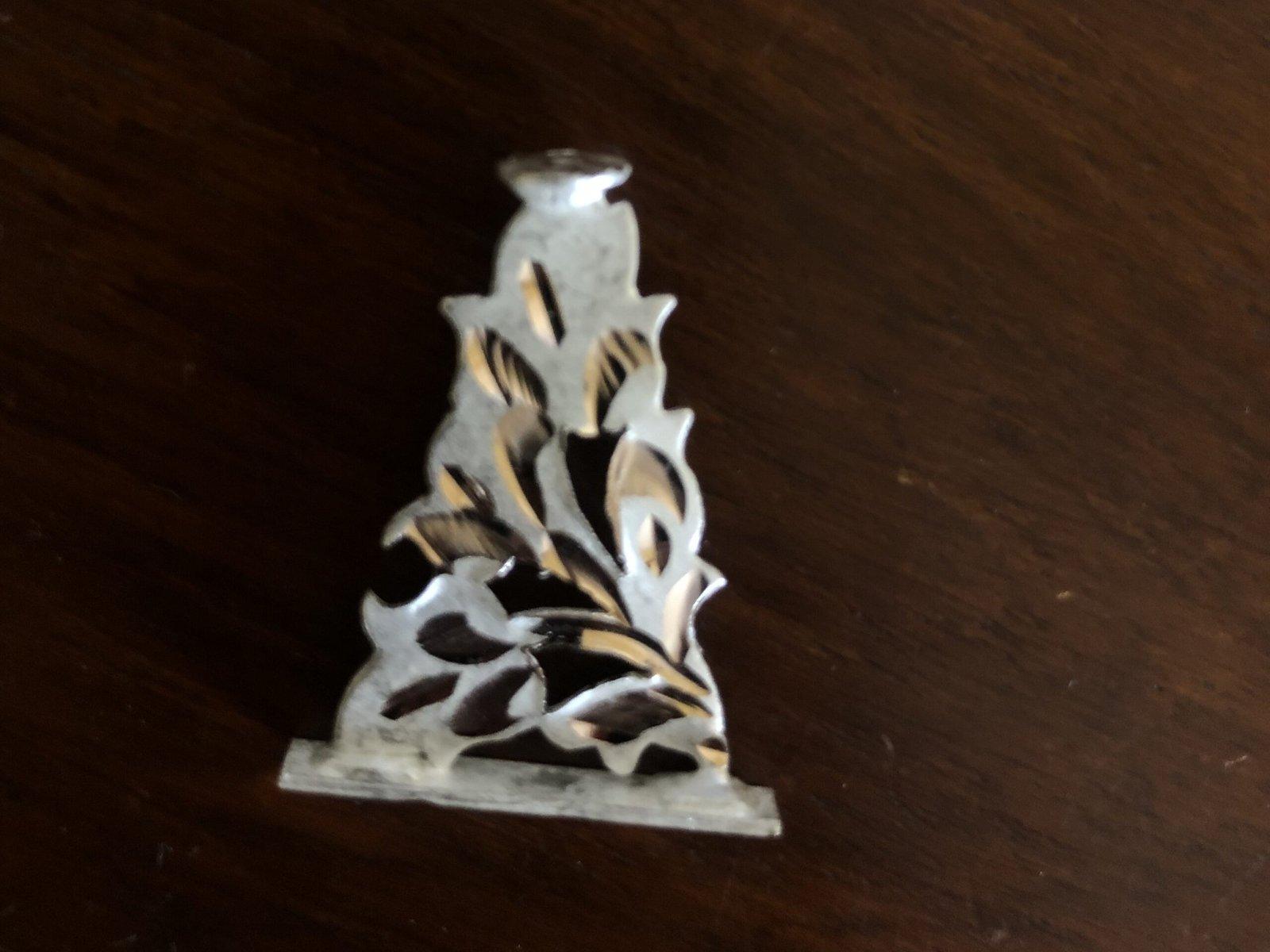 Silver Sindoor Kathi/ stick, Applicator/Tipkathi/Kumkum Bindi stick view 4