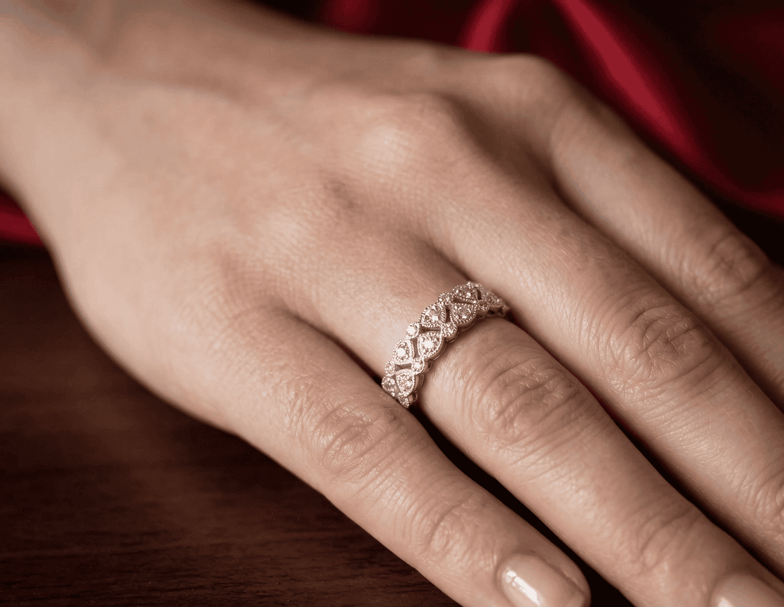 Finger Ring Minimal Muse view 3