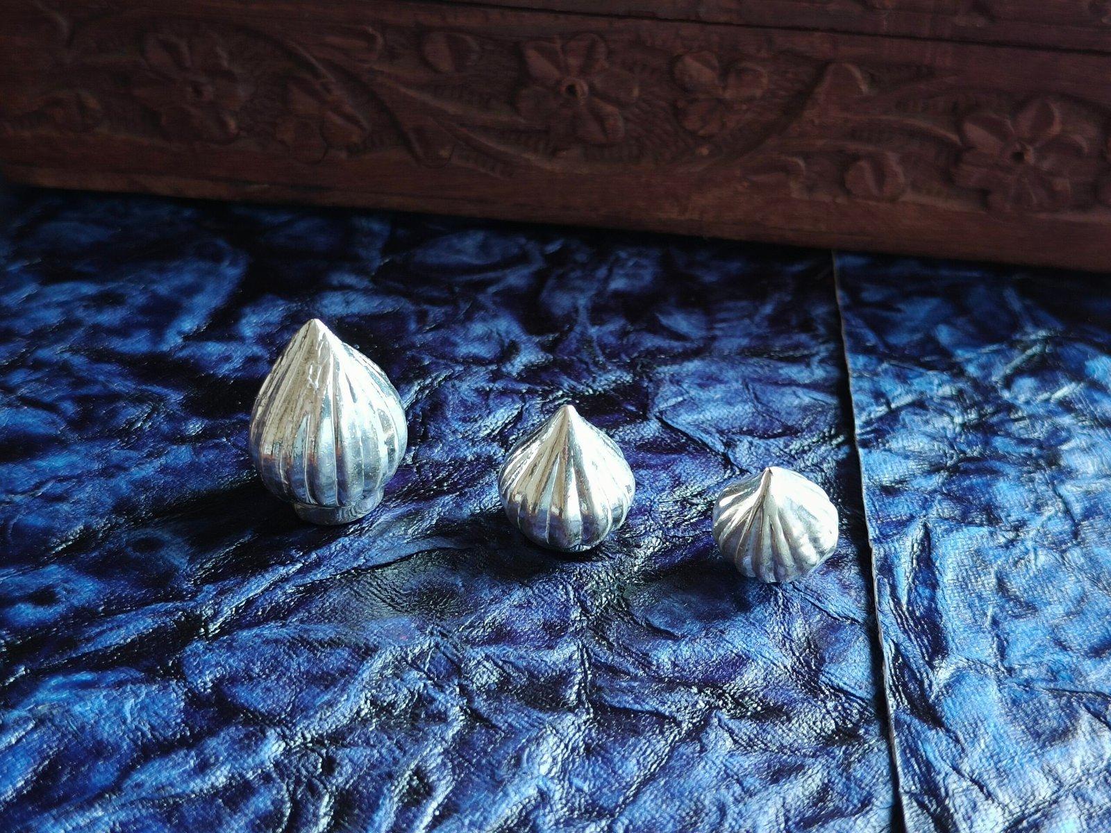Silver Modak for Ganapati Bappa view 3