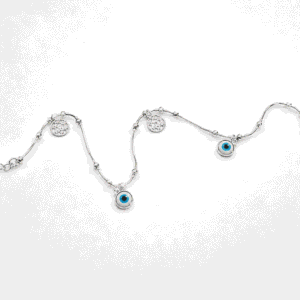 Blue Evil Eyes Anklet