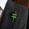 Rose Meena Coat Pin