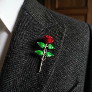 Rose Meena Coat Pin