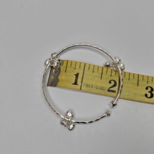 Alternative view of Silver Baby Ghoongroo anklet for Soft feet