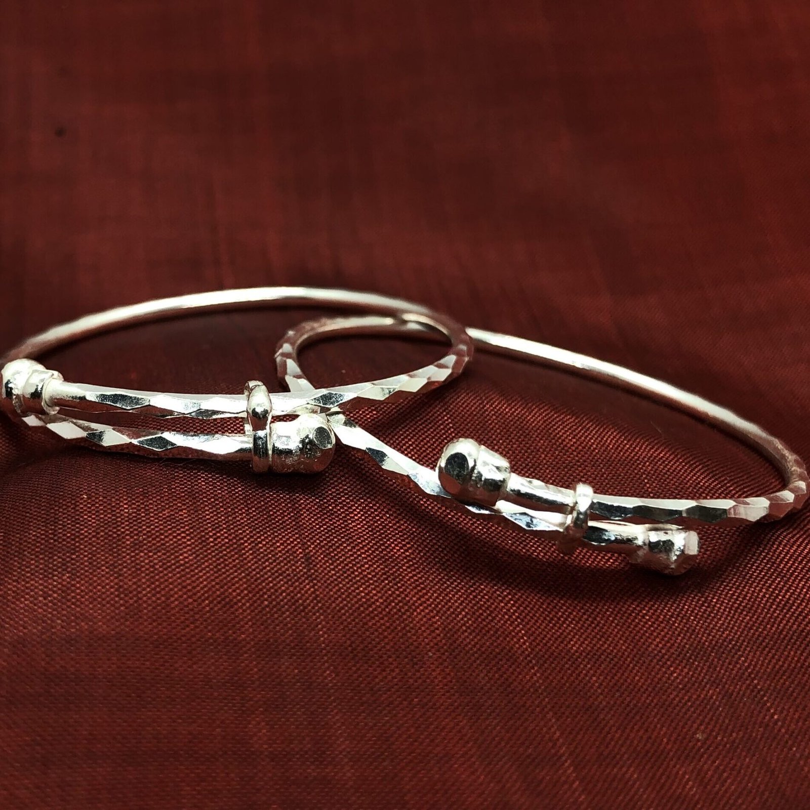 Silver Baby Bangle - Main Image