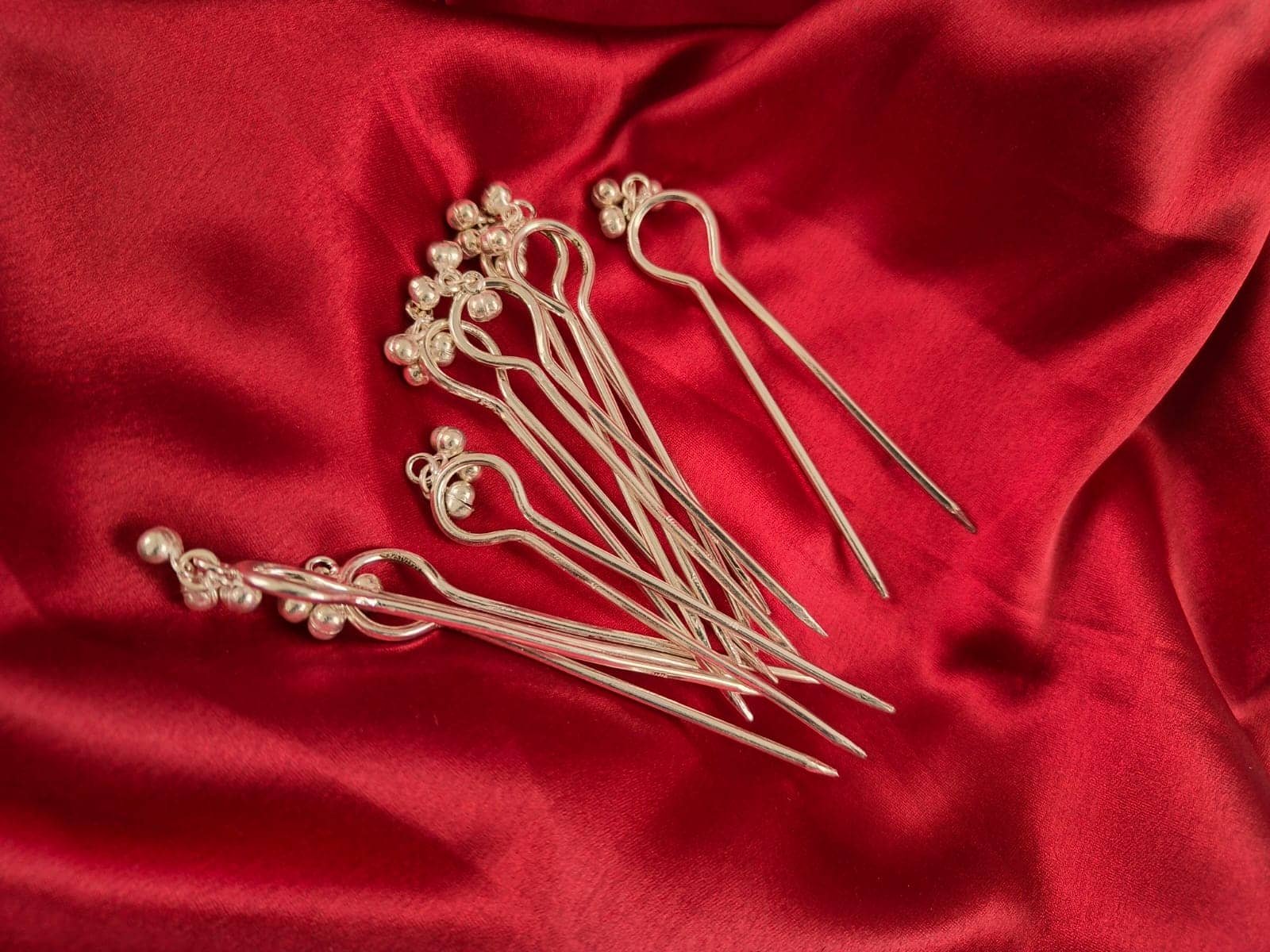 Ghoongroo Juda pin / Kata / Hair Pin 4 Ghoongroo Juda pin / Kata / Hair Pin - Image 2