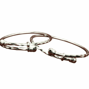 Gahenaz Silver Baby Bangle