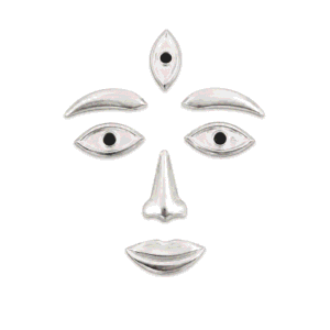 Eyes nose lips set small