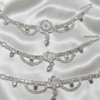 Fulkari Waistband 5inch length/ kamarbandh for Idol/Deity 1 Waistband Idol 5inch silver gahenaz