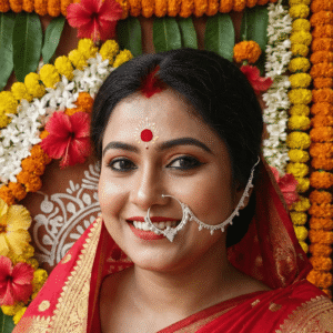 Jaya Noth/Nose Ring with Chain