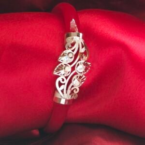 Gahenaz Silver Bracelet Pola Pata Bahari Size 2.6