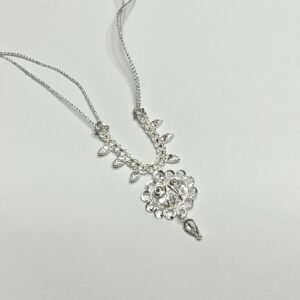 Alternative view of Gahenaz silver Idol Necklace for 0-2 size Goddess/ idol/ Ganapati 2inch