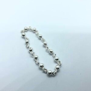 Gahenaz Silver Ball Har For Laddu Gopal 2-4size