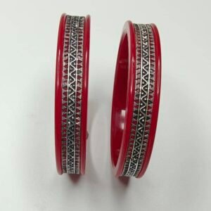 Gahenaz Silvera Krishna Red Pola Bangle 2.4