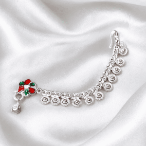 Gahenaz silver Ambika Nose Ring/ Noth Tana for Idol