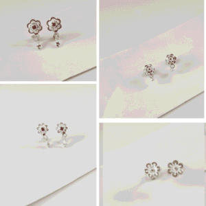 Small Earrings with hanging for Idol