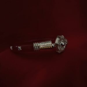 Alternative view of Gahenaz Silver Chandrima Pola Red Size 2.5
