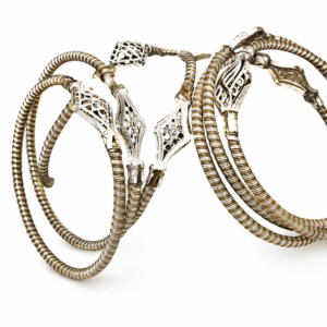 Madhumanti Twisted Loha / Noa / Silver Copper (tama) Metal Bangle  / লোহা / নোয়া 2.1, 2.2, 2.4,2.5,2.6