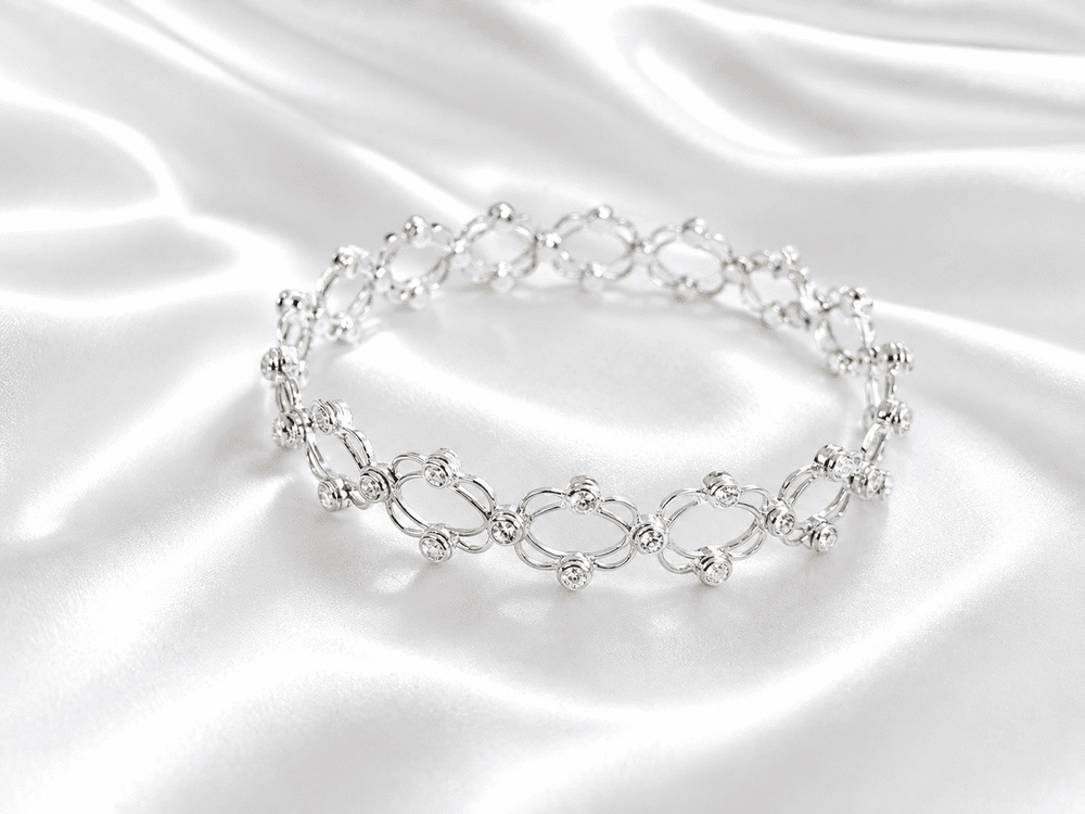 925 Silver Ring Cum Bracelet, Adjustable | Gifts for Women and Girls