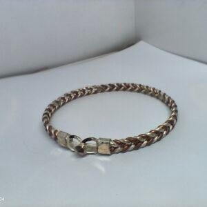 Alternative view of Gahenaz Silver Copper Kada / Noa / Loha / 2 Metal Bangle