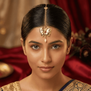 Butterfly tikli / Mangtika Gold Polished