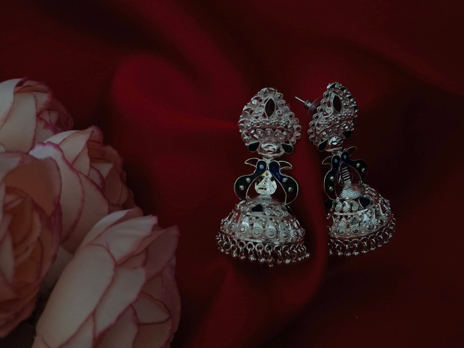 Manipuri Mayur Jhumka earring - Image 2