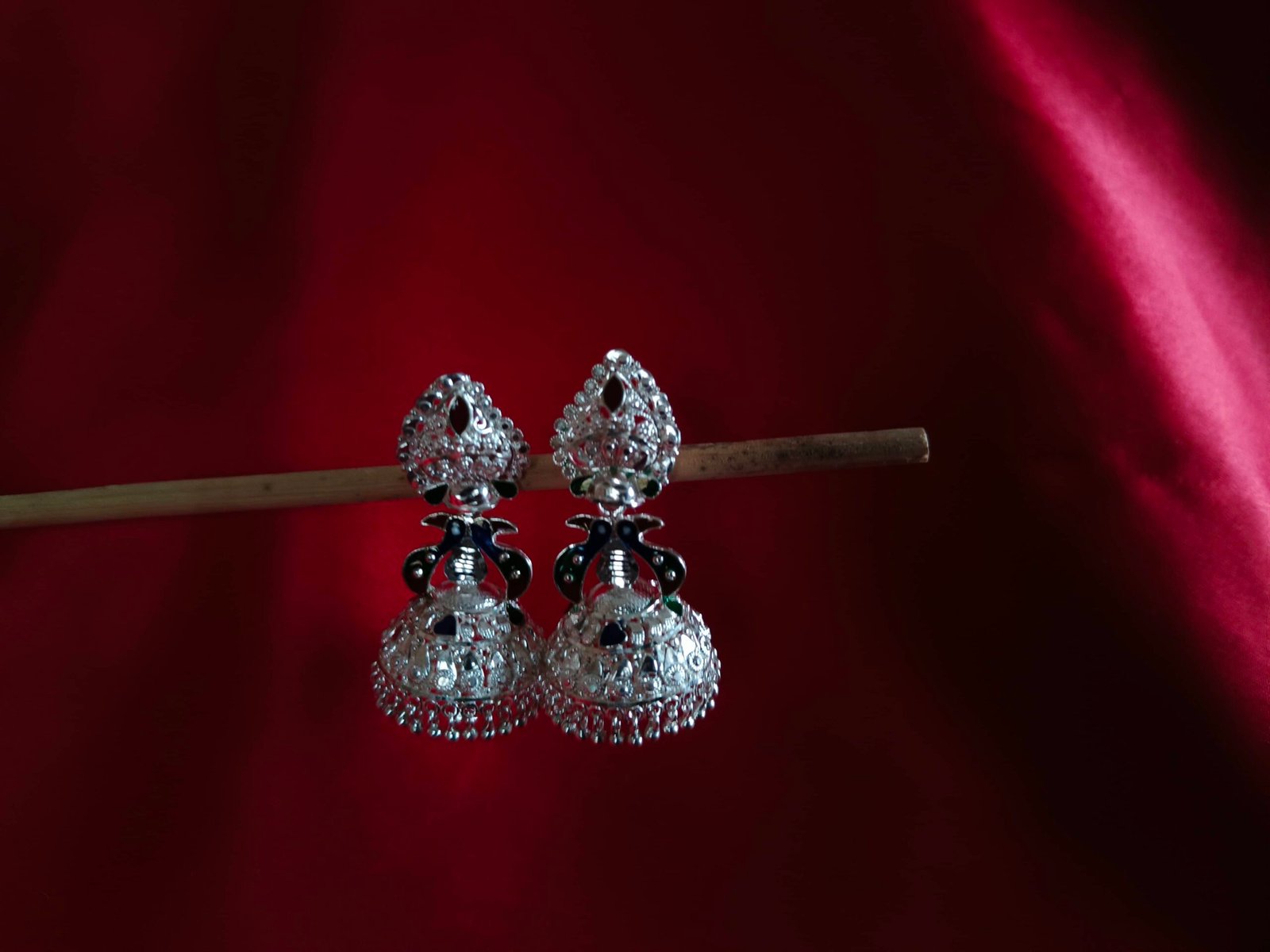 Manipuri Mayur Jhumka earring - Image 5