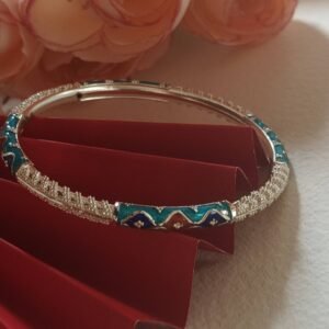 Gahenaz Silver Priya Manipuri Bangle 2.5
