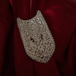 Gahenaz Silver Rani Necklace/ Bukpata / Kavasam for Idol