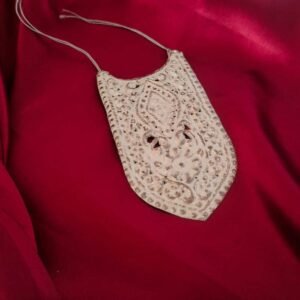 Alternative view of Gahenaz Silver Rani Necklace/ Bukpata / Kavasam for Idol