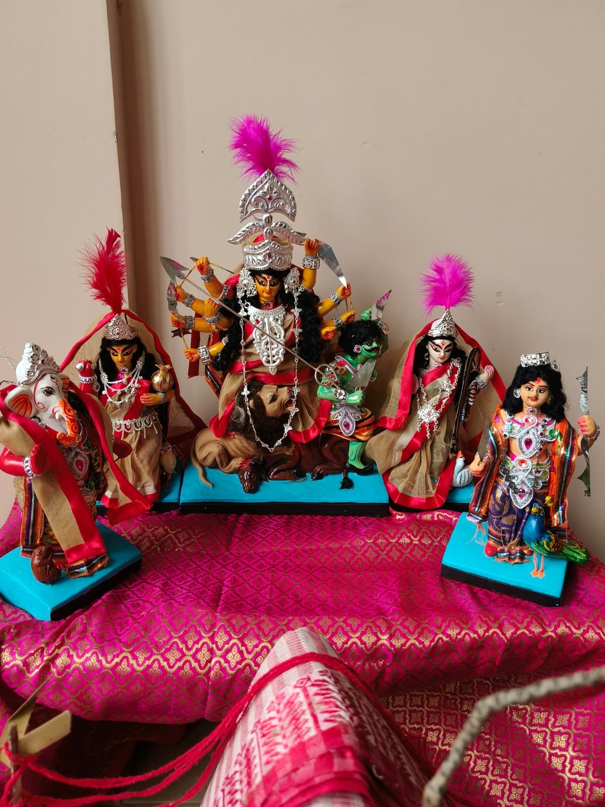 Maharani Necklace/ Bukpata / Kavasam for Idol - Image 4