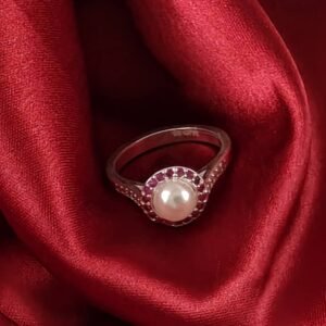 Pearl Finger Ring Pansy