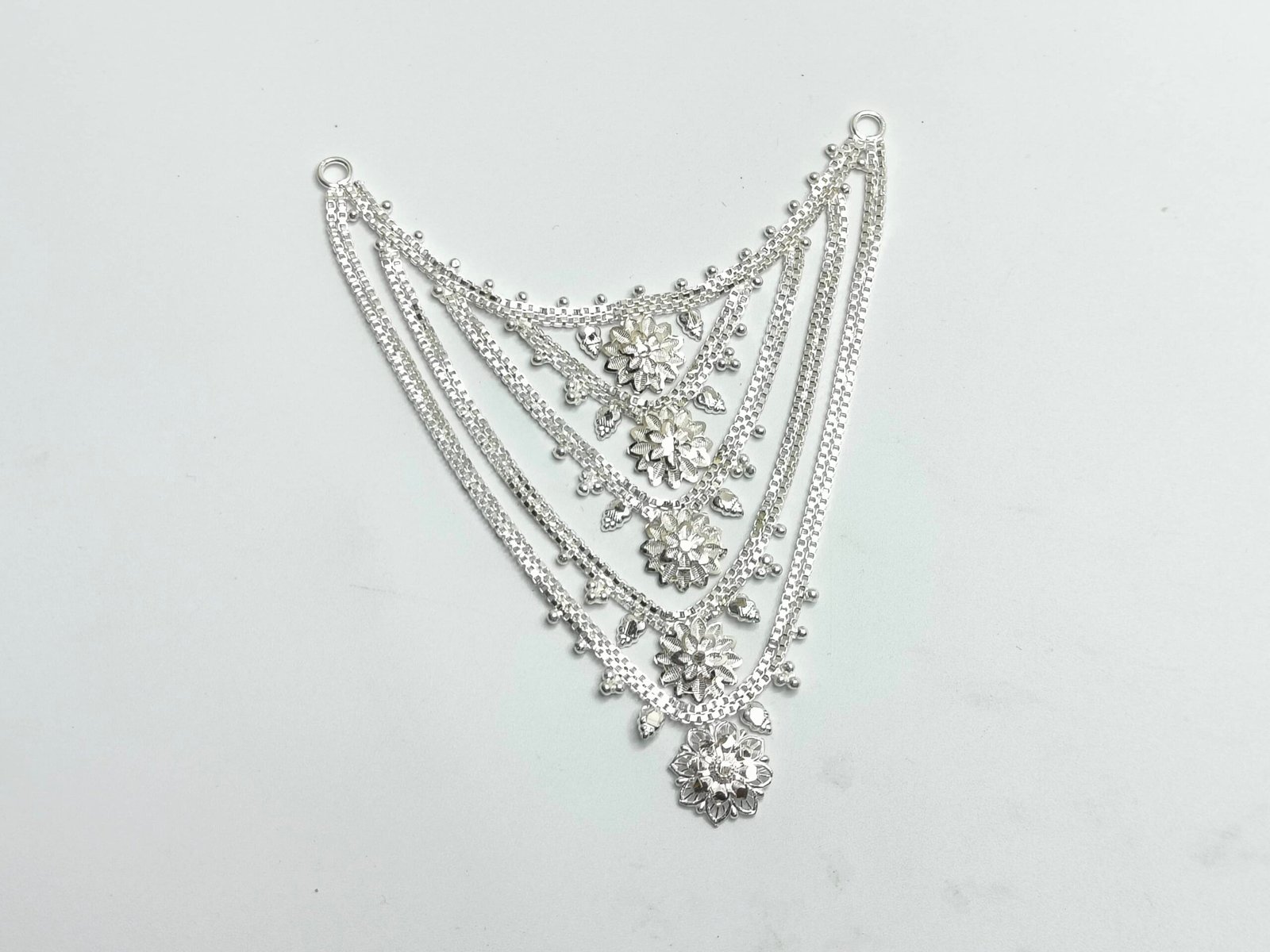 Sindhu 5 Layer Choker Necklace for Idol 8-10inch 4 Sindhu 5 Layer Choker Necklace for Idol 8-10inch - Image 2