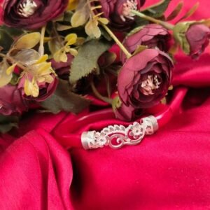 Alternative view of Gahenaz Silver Bracelet Pola Mohor Size 2.6