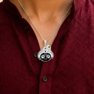 Pendant jagannath silver image 2