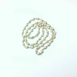 Tulsi Mala Necklace with original Small Beads and silver cap